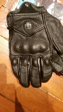 Guantes de motocicleta unisex de cuero y carbón para invierno, guantes de moto para hombre y mujer, para motocross, ATV