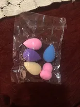 5 unids/set venta al por mayor Mini esponja de maquillaje forma de huevo maquillaje suave Fundación puff corrector mezclado maquillaje cosmético esponja