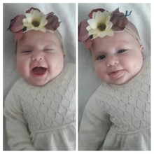 Prop Headwear Flower-Headband Hair-Accessories Floral Photography Newborn Infant Baby-Boy-Girl