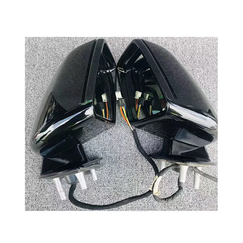 

Black Style Double Lights Steering Car Side Door Auxiliary Folding Rearview Mirror Auto Accessories For Mercedes Ben-z ML35