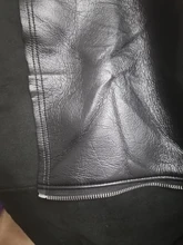 Plus-Size Coat Hooded-Collar Letter Faux-Leather XITAO Women Pocket Autumn Fashion New