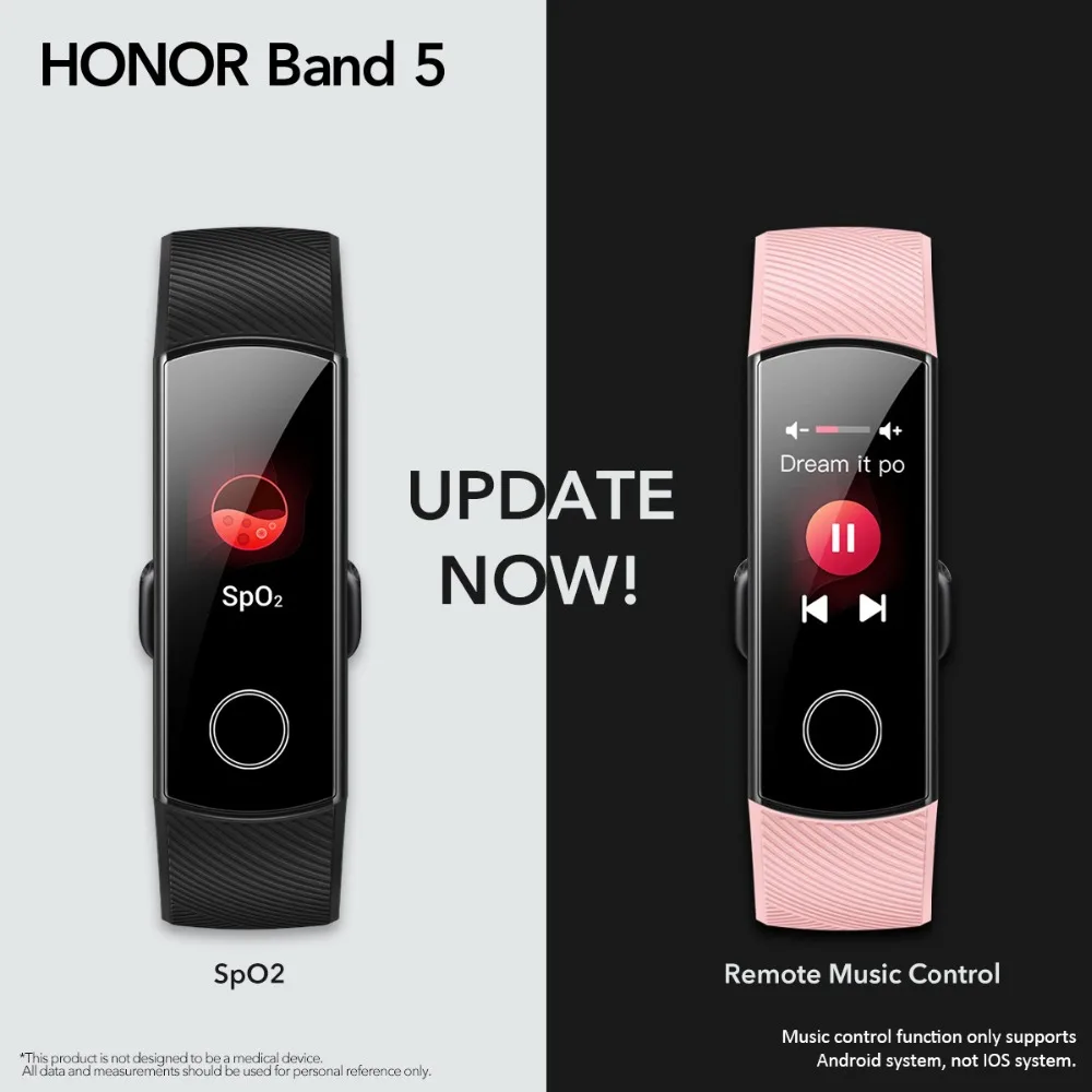 Глобальная Версия смарт-браслета huawei Honor Band 5 лучше, чем Honor Band 4 BT 4,2 смарт-браслет с функцией сердечного ритма водонепроницаемые Смарт-часы