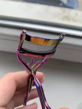 Pinza rizadora de pestañas, herramienta de maquillaje de belleza cosmética, portátil, colorida, 1 unidad