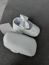 Ma & Baby-zapatos de lazo de piel sintética para recién nacidos, calzado de princesa para fiesta de cumpleaños, zapatos de cuna blandos, 0 a 18 meses