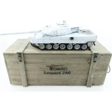 Радиоуправляемый танк Taigen Leopard 2 A6(для ИК танкового боя) UN RTR масштаб 1:16 2.4G- TG3889-1B-UN-IR