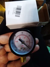 Manómetro de Dial de doble escala portátil, medidor de presión de vacío de 1/4 pulgadas NPT -30HG/0PS, manómetro de vacío con Dial Digital de 2 pulgadas