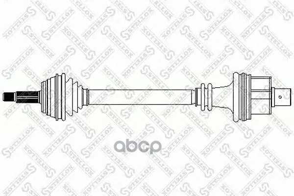 158 1020-Sx_привод Правый! Abs Renault Clio Ii/Kangoo 1.1-1.6 Jb1/3 71 Stellox 1581020sx Stellox арт. 1581020SX