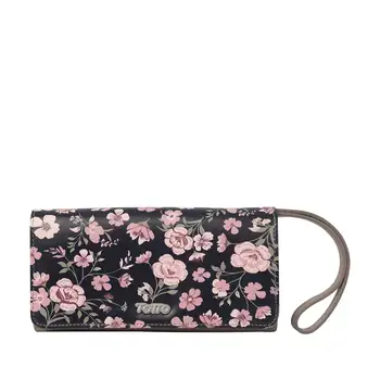 

Flower print women's wallet-Tarata