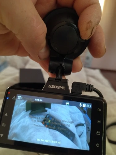 Отзыв о товаре Новейший видеорегистратор AZDOME M01 Pro FHD 1080P, 3-дюймовый видеорегистратор для вождения автомобиля, ночное видение, монитор для парковки, g-сенсор... от пользователя D***v