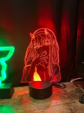 Two-Figure Nightlight Lamp Decor-Light Gift Manga Darling Zero Girls Bedroom Anime In-The-Franxx