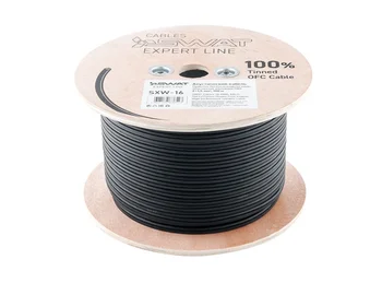 

Swat sxw-16 speaker cable 16 Ga 2*1,5 MM2, black, tinned copper, 100 m, m marking
