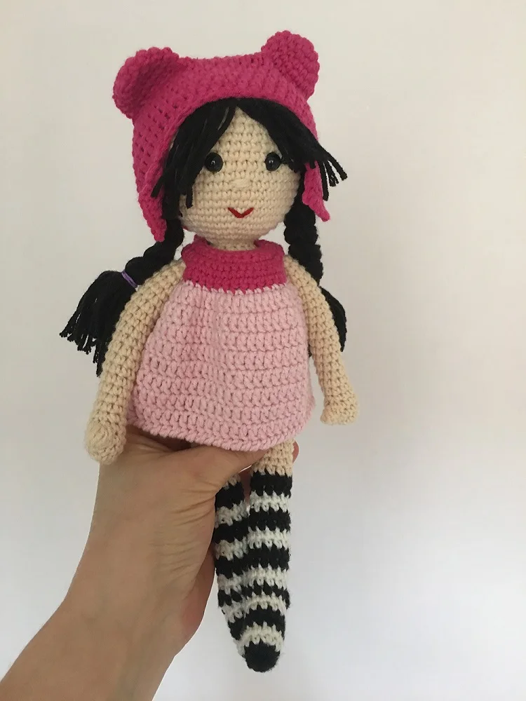 Вязание амигуруми кукла Amigurumi девочка игрушки ручной работы вязаная игрушка