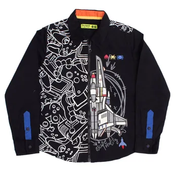 

Brand: Uneven- Genre:- Category: Shirts- Thee… Color: black, Size: 7_8