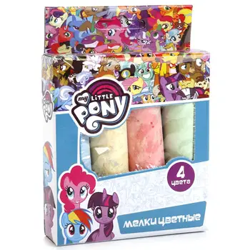 

Crayons colored for creativity "My Little Pony" 4 colors multiart 40104-mlp