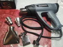 Building-secador de pelo para soldar herramienta de calor con pantalla digital ajustable, pistola de calor de 220V, pistola de calor de buena calidad, pistolas de aire caliente