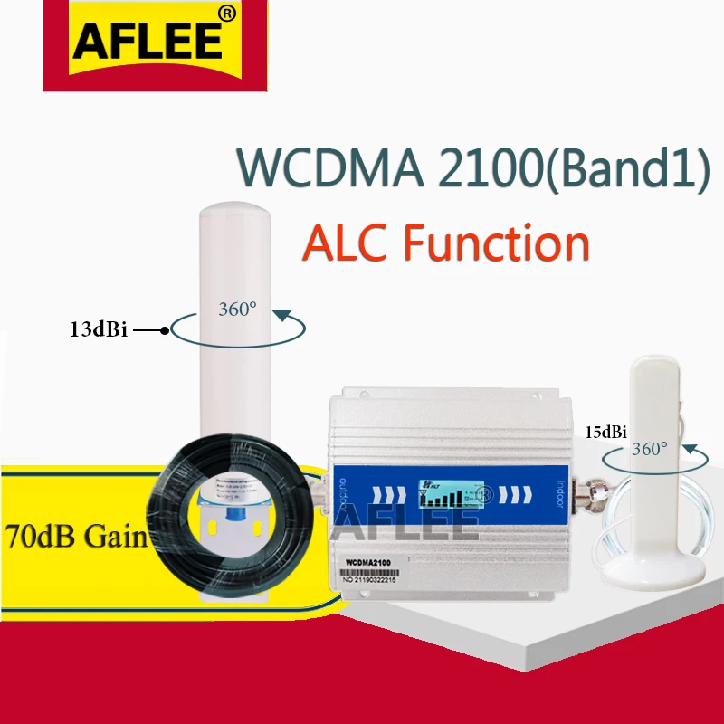 New!!70dB Cellular Amplifie 3G 2100Mhz LTE Band1