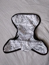 [Simfamily]-cubierta de pañal de tela ajustable lavable, doble fuelle, PUL, traje con pañal de bebé de 3 a 15kg, 1 ud.