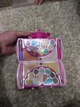 Caja de maquillaje de frozen de la princesa de Disney, juguetes cosméticos para niños, bolso seguro y no tóxico, juguetes de maquillaje solubles en agua