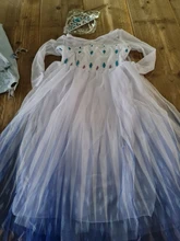 Nieve niñas vestido princesa disfraz de Halloween Carnaval de los niños vestido de vestidos infantiles para Niñas Ropa de tamaño 4-10 años