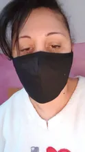 1/3 Uds algodón negro máscara de la cara máscara Anti polvo PM2.5 máscara de boca activado máscara de filtro de carbono máscaras de tejido lavable reutilizable