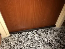 Tira de sellado inferior de Puerta Flexible, 96cm, sellador, burlete, bloqueador de polvo, Protector