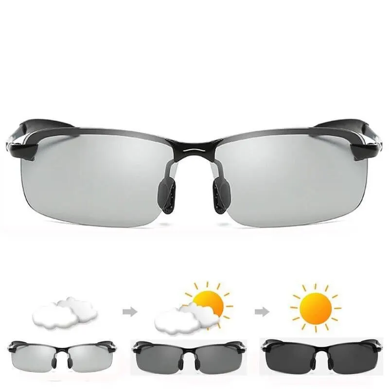 Driving Photochromic Polarized Sunglasses for Men and Women UV400