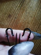 Pendientes de acero inoxidable con broche Punk para mujer y hombre, diseño único, clip de papel, pendientes de moda con perno, Piercing Rock