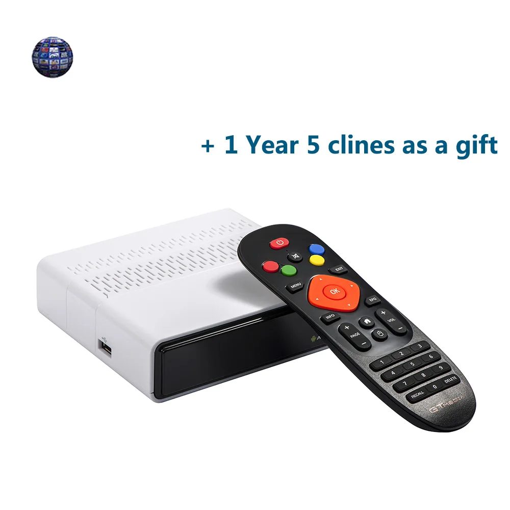 GTS add 5 clines Cccam ip ТВ Freesat GTS приемное устройство DVB-S2 Amlogic S905D GTS Pro android 6,0 ТВ контейнер под элемент питания 2/8 ГБ 1 год cccam спутниковый ТВ приемник ТВ коробка - Цвет: GTS add 5 clines
