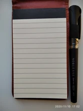 Cuaderno de bolsillo multifunción A7, libreta pequeña, cuaderno de notas, cubierta de cuero, diario de negocios, notas, papelería escolar, Sup