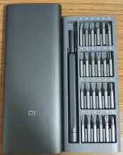 Xiaomi-kit de destornilladores de precisión para el hogar, caja de aluminio con 24 brocas magnéticas de precisión