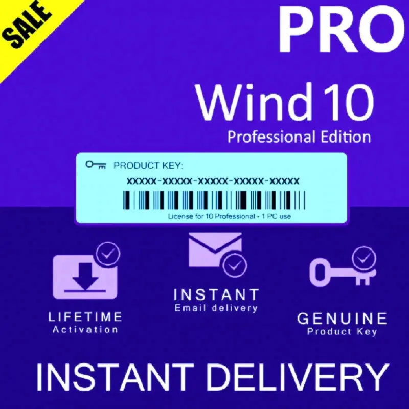 Clé viento 10 pro livraison rapide et instantanée