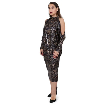 

Tantrona Special Fabric Design Trend Leopard Evening Dress