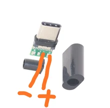 Tail Connectors Jack Electric-Terminals Male-Plug Type-C 5/10pcs Lot USB3.1 4-Pin Mirco