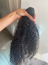 UNice-100% de cabello humano rizado, cabello Remy de 8-26 pulgadas, extensiones de pelo ondulado brasileño de Color Natural, ofertas de Black Friday, 1 pieza