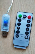 Light USB Window-String-Lights Led Curtain Remote-Control Party-Decoration Fairy-Christmas-Garland