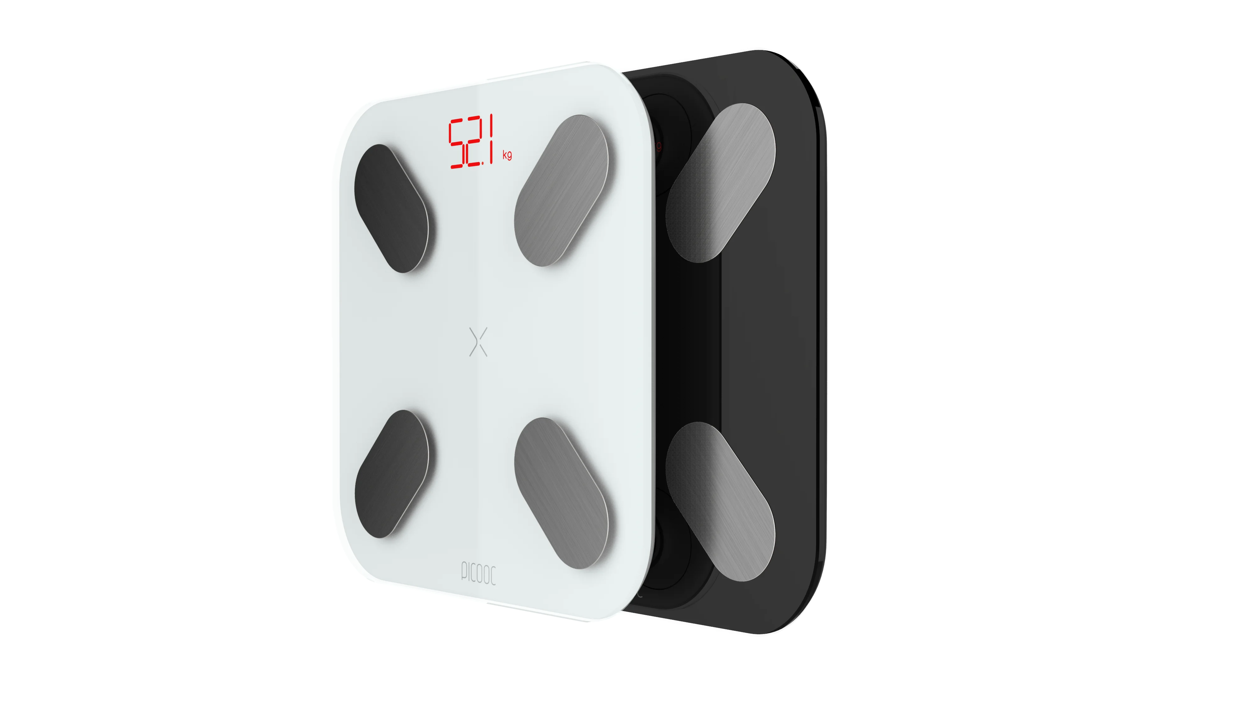Умные весы Picooc Mini(Bluetooth, 26х26 см) цвет белый