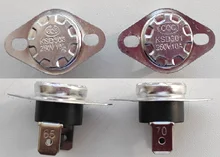 Termostato de reinicio Manual, interruptor de temperatura normalmente cerrado, Control de temperatura, KSD301 10A 45C 150C 140 145 150 C grados Celsius