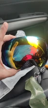 ELAX-Gafas de esquí antiniebla de doble capa, gafas de esquí para nieve y Snowboard, gafas de motonieve para deportes al aire libre