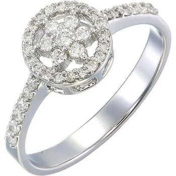 

Sargon jewelry ring with 39 white gold diamonds