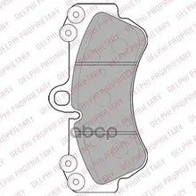 Колодки Тормозные Volkswagen Touareg 03/Porsche Cayenne 03 Передние Delphi Lp2057 Delphi арт. LP2057