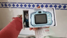 Mini cámara fotográfica digital 1080P para niños, Cámara de vídeo compacta para niños, juguete educativo, regalo de cumpleaños