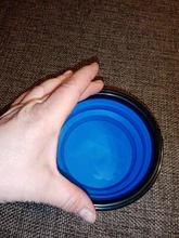 Perro de silicona tazón portátil plegable Gato comida de perro alimentación de agua de cuenco para exterior accesorios para mascotas