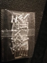Puntas internas de aluminio para cable de freno de palanca de bicicleta MTB, piezas de engarces para cambio de marchas, tapas de extremos, 50 unids/lote