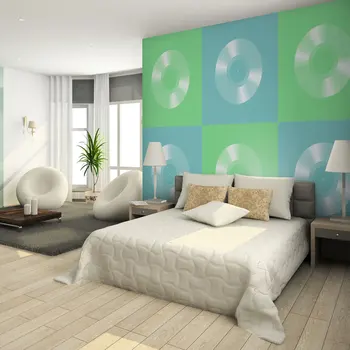 

Wall mural-Pastel vinyls - 300x231 cm