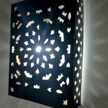 Настенный светильник, настенный светильник из кованого железа, фонарь, марокканский Etnic