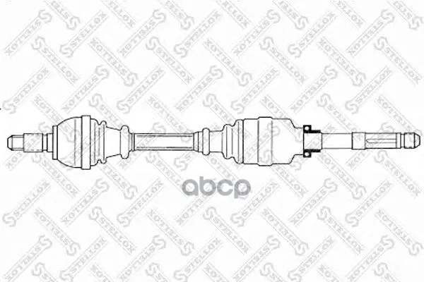 158 1775-Sx_привод Правый! 925mm Citroen C4, Peugeot 307 1.4-2.0i/Hdi 02 Stellox 1581775sx Stellox арт. 1581775SX