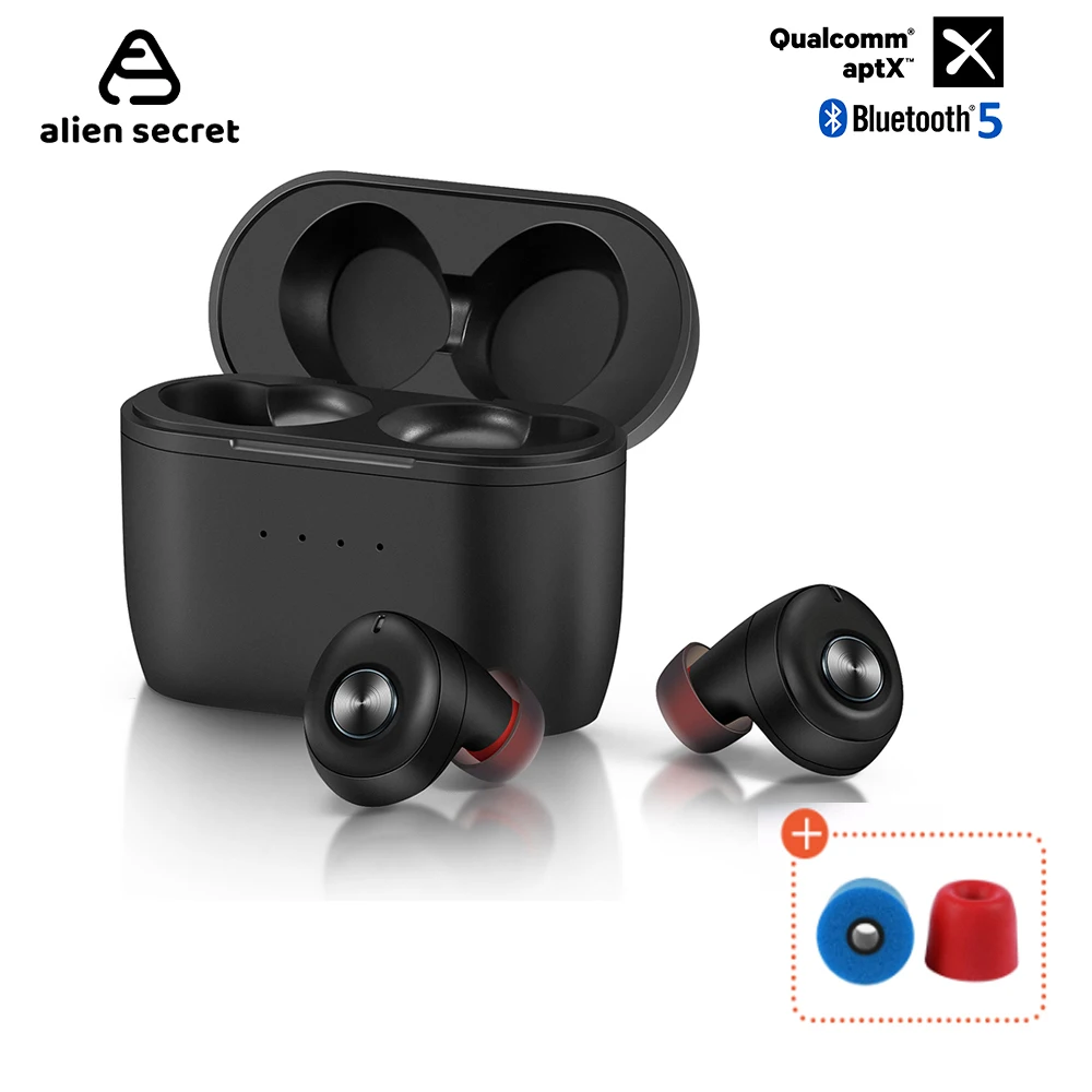 TWS наушники Alien Secret QCC010 с поддержкой Bluetooth 5 0 и функцией шумоподавления|Наушники