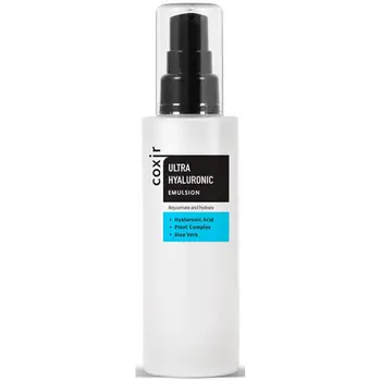 

Moisturizing emulsion with mucin, hyaluronic acid and aloe vera coxir ultra hyaluronic emulsion