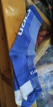Calcetines de ciclismo hasta la rodilla para hombre y mujer, calcetín de fútbol para correr, equipo deportivo para senderismo, de algodón, por encima de la rodilla