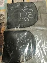 Pet-Drying-Towel Microfiber Paw-Print Ultra-Absorbent Soft-Material 96--50cm